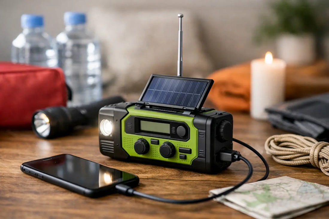 Nödradio med solpanel powerbank - rätt val